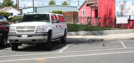 back-in parking