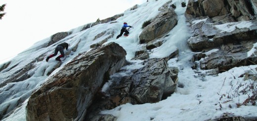 ice climbing, silver lake