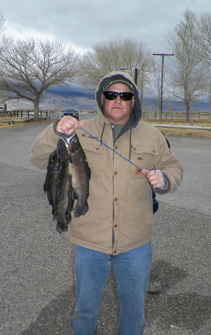 Mark Lopez of Boron, 1st Place Largest Stringer (8.27 lbs.) (Custom)
