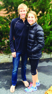 Ryan and Sara Hall. Photo courtesy: Sheet staff.