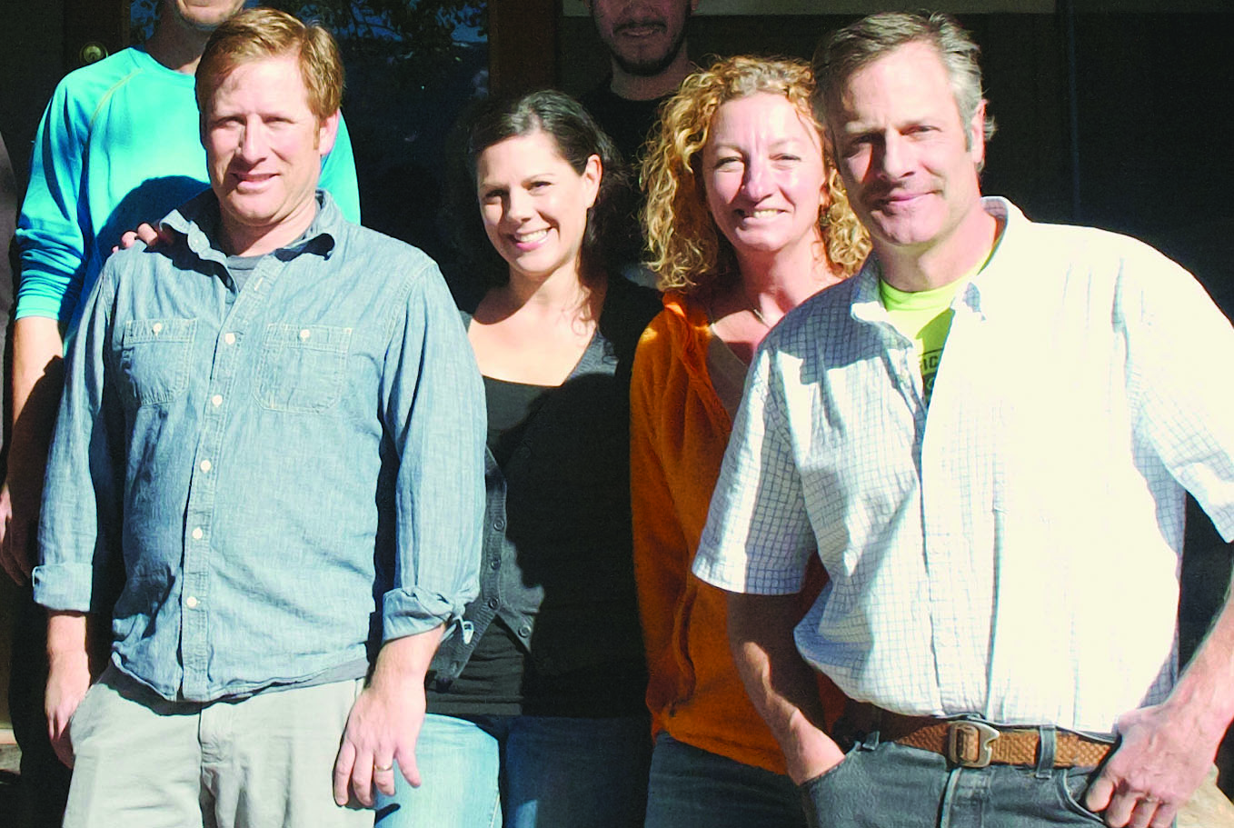 Bleu owners Brandon and Theresa Brocia (left), and MBC owners Joyce and Sean Turner (right). Photo courtesy: Sheet staff.
