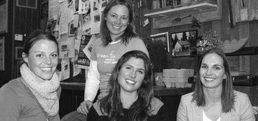 Clockwise from left: Andrea Walker, Sandra DiDomizio, Jen Daugherty, Camille Miller. Photo courtesy: Sheet staff.