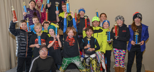 Kittredge Sports owner, Tom Cage poses with the winners of the 2014 Annual Kittredge Cup. Photos courtesy: Sue Morning/MMCF.