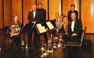 The Quintet with host Zach Halop at Northwood High School in Irvine circa 2008. Photo courtesy: Sheet staff.