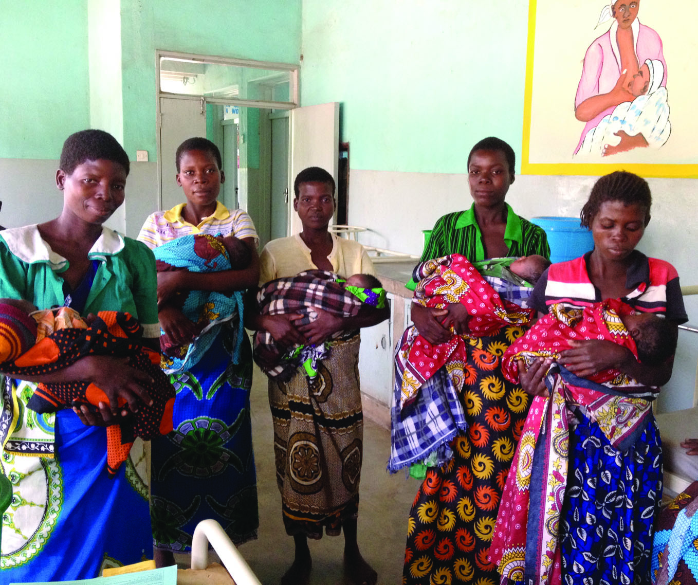 Malawian Project Peanut Butter participants with their newborns. Photos courtesy: Rachel Eckert.