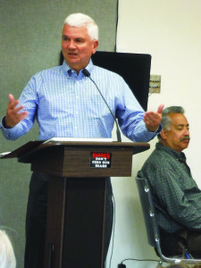 Tim McCallion, Regional President for Verizon California, doesn’t feed bears, only dissatisfaction. Photo courtesy: Sheet staff.