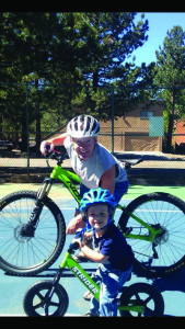 Kurt Kruse with grandson Kelly Duff earlier this year. Photo courtesy: Sheet staff.